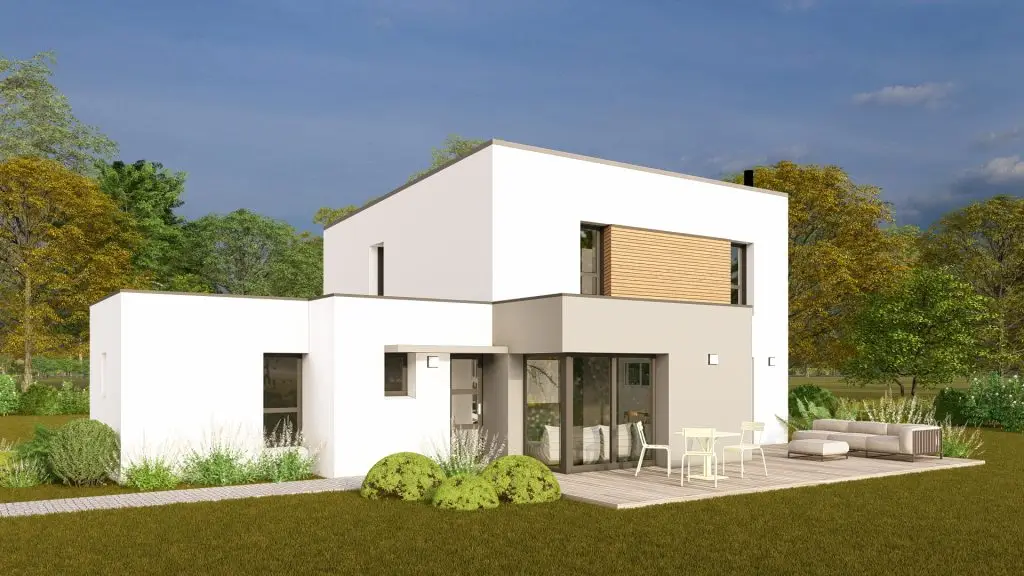 Plan de maison contemporaine morbihan