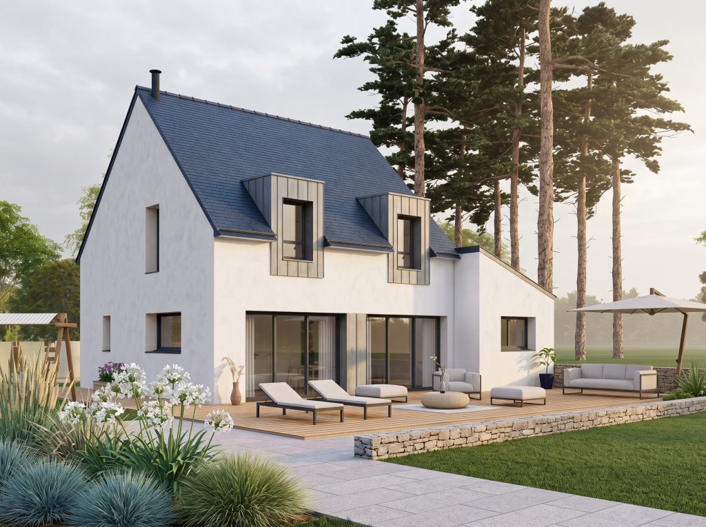 Plan de maison Géode, vue 3D