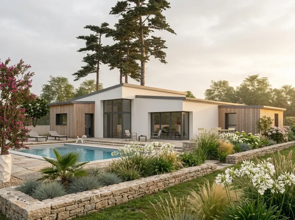 Plan de maison Améthyste, vue 3D